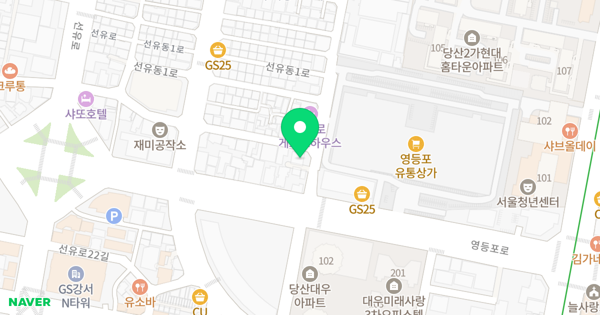 서경홈타운 위치 지도 - 서울특별시 영등포구 영등포로19길 3-1