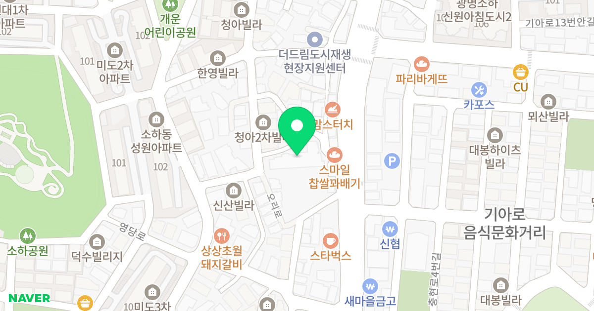 제니스뷰 위치 지도 - 경기도 광명시 오리로 369-3