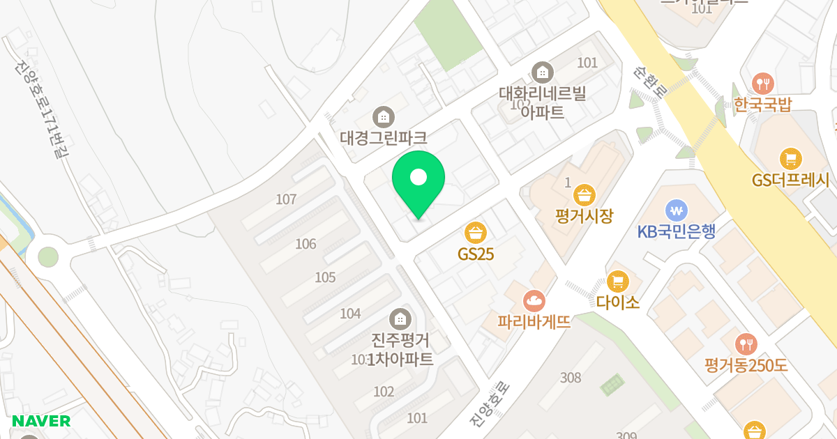 순화노블씨티빌 위치 지도 - 경상남도 진주시 순환로553번길 20