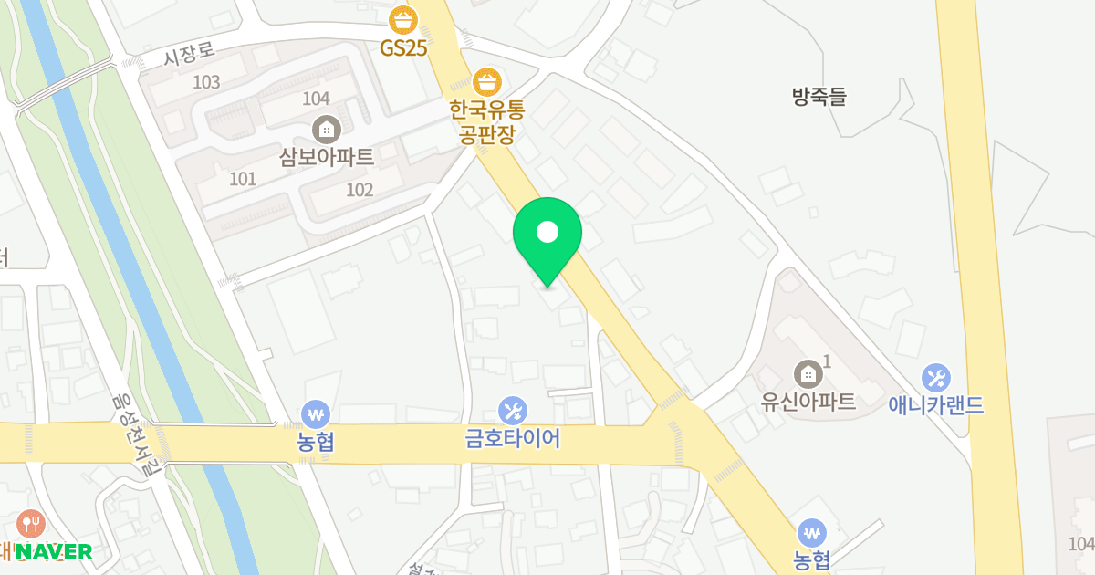 (958-5) 위치 지도 - 충청북도 음성군 음성읍 시장로 35