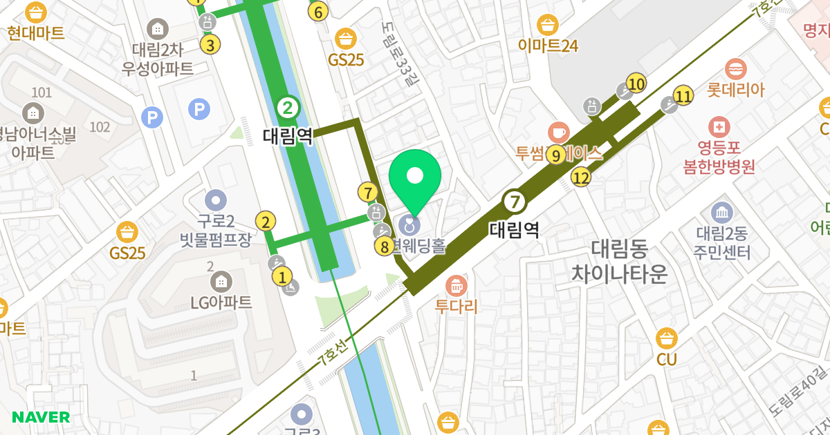 위너빌 위치 지도 - 서울특별시 영등포구 도림로31길 4