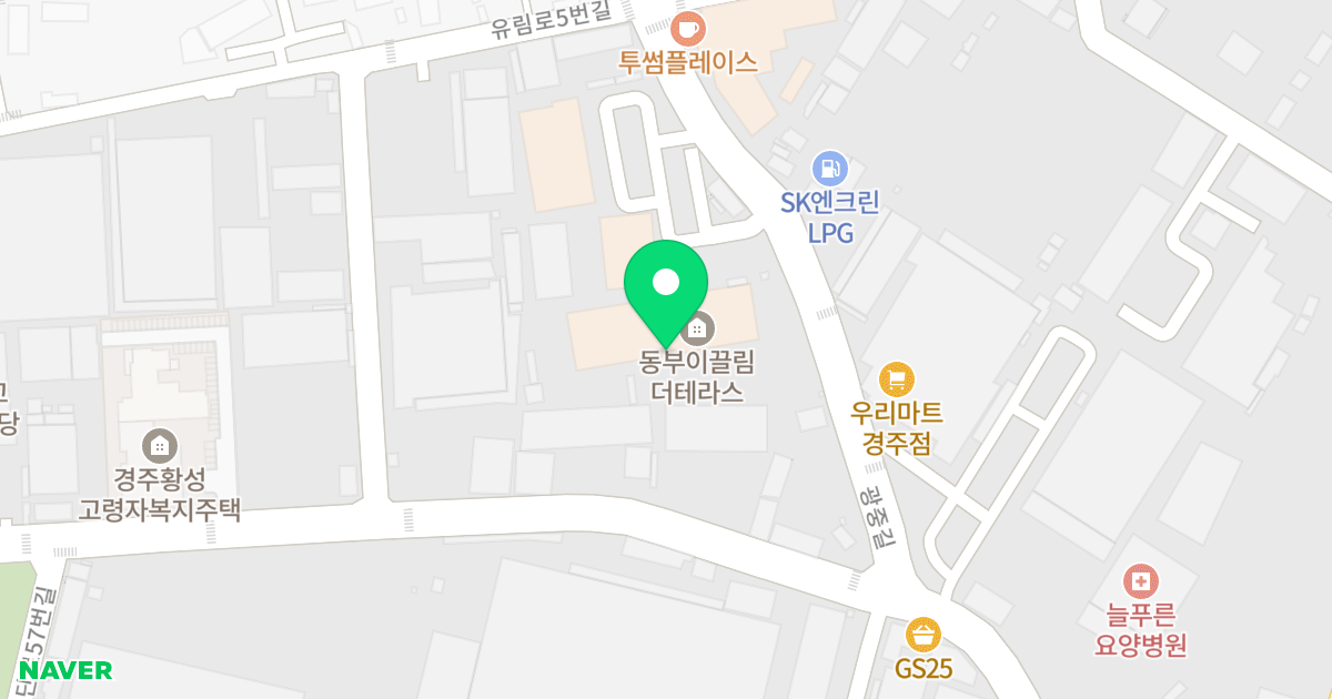 더 테라스 위치 지도 - 경상북도 경주시