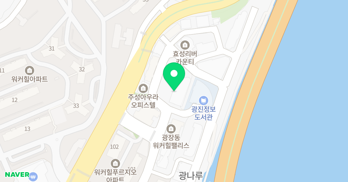 크레스코빌딩 위치 지도 - 서울특별시 광진구 아차산로78길 44