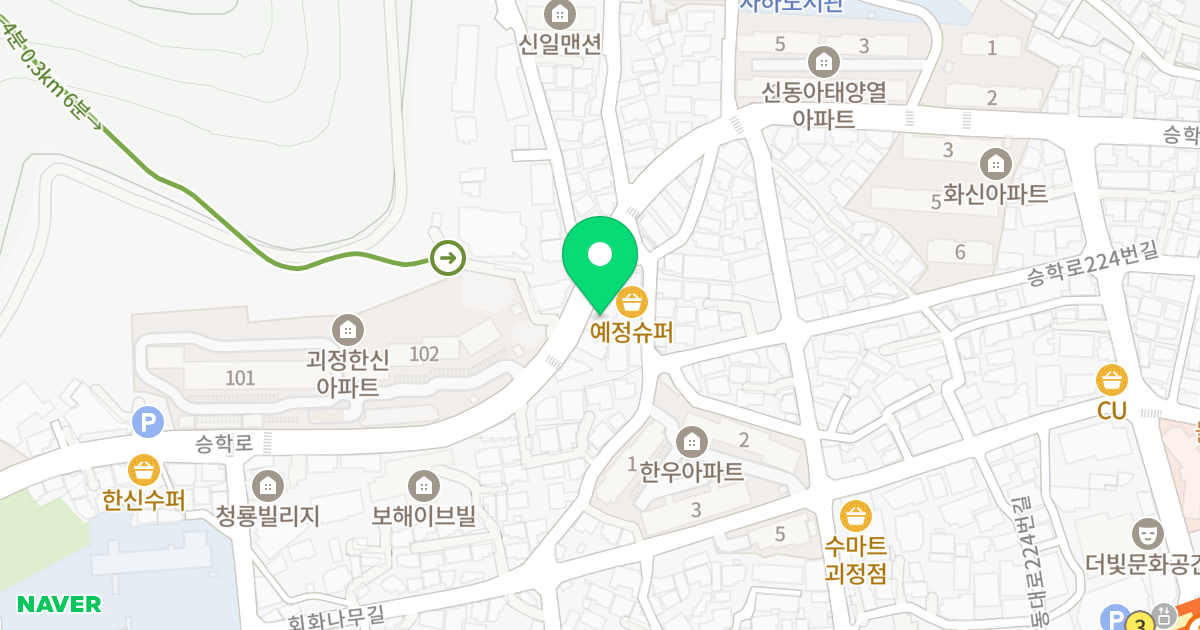 메종드1920 위치 지도 - 부산광역시 사하구 승학로 228