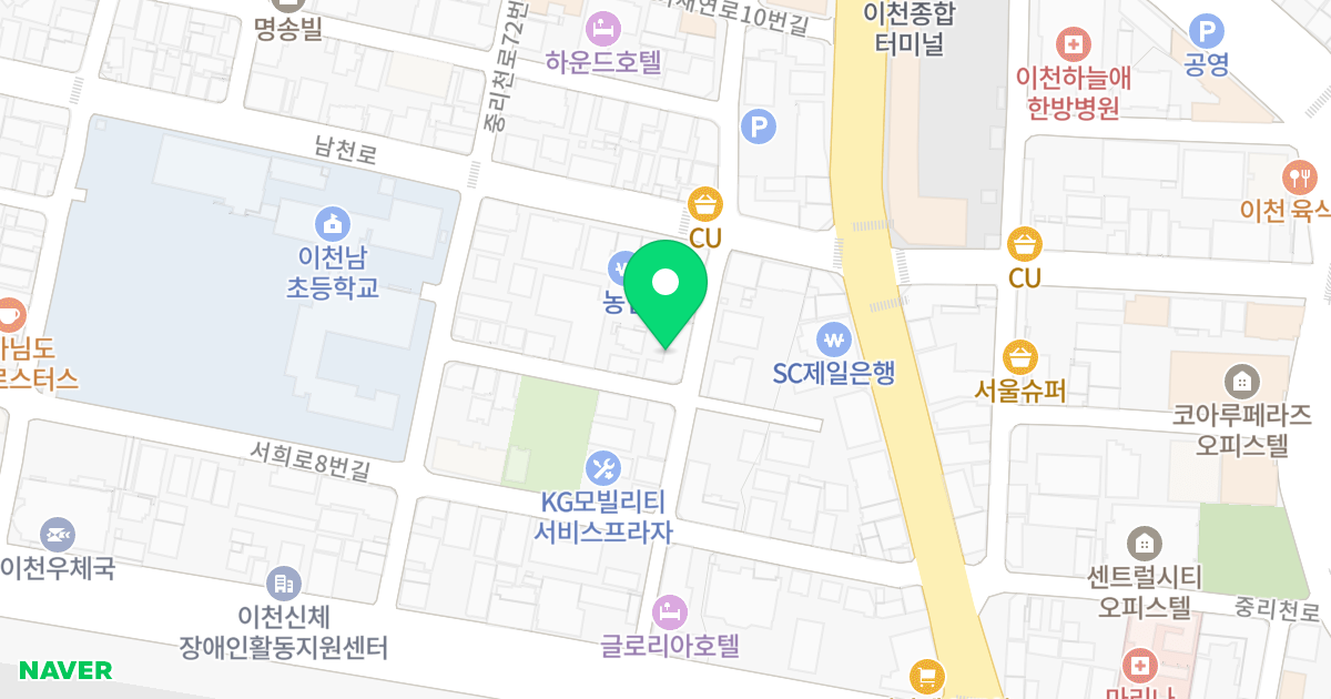 헬시온 위치 지도 - 경기도 이천시 경충대로2586번길 25