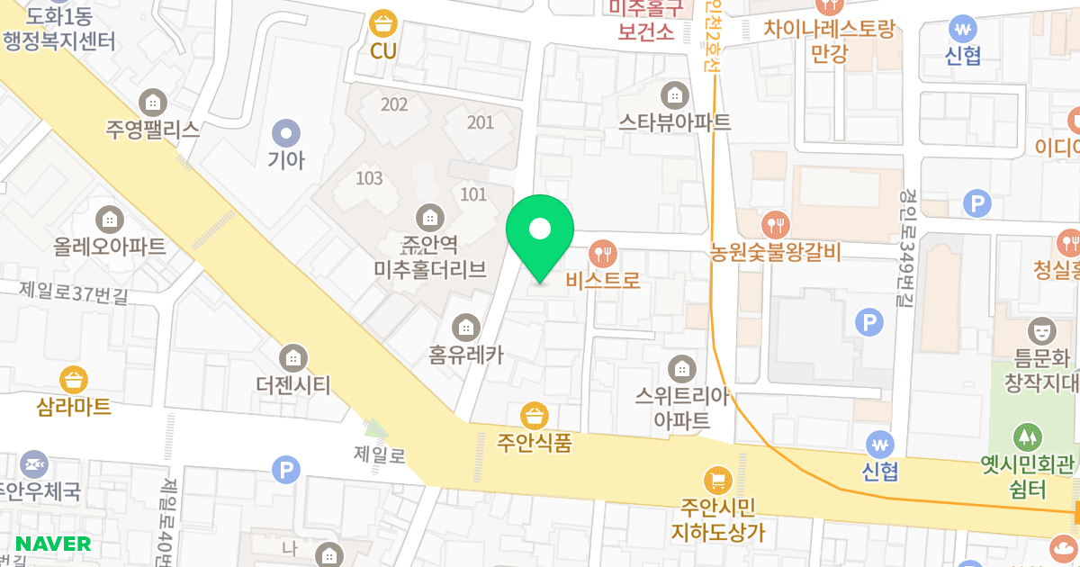 대경이즈뷰아파트 위치 지도 - 인천광역시 미추홀구 경인로325번길 16