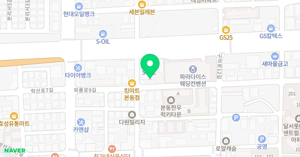 마드리드 위치 지도 - 대구광역시 달서구 와룡로9길 78