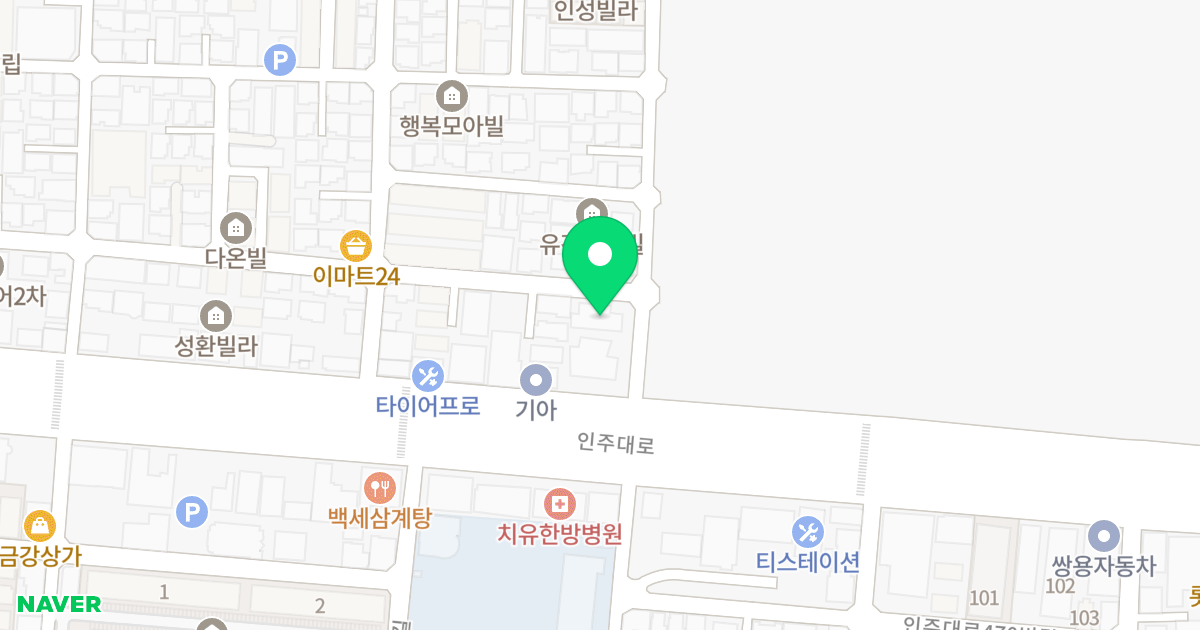 제니스17차 위치 지도 - 인천광역시 미추홀구 동주길10번길 22
