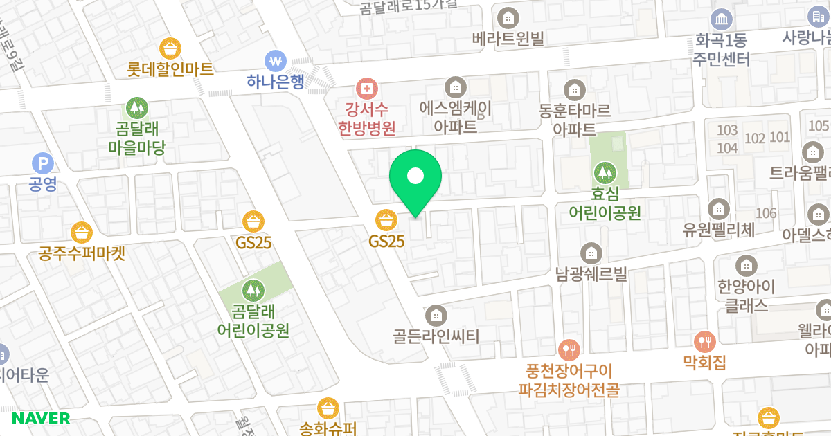 클래시 936 위치 지도 - 서울특별시 강서구 월정로18길 6