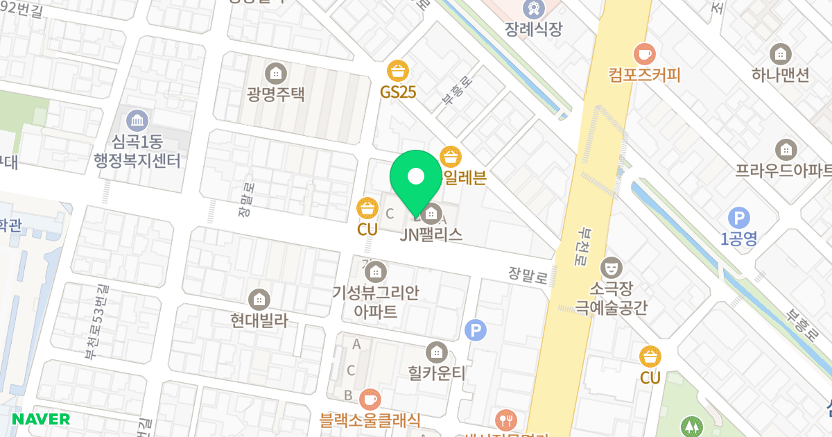 JN 펠리스 B 위치 지도 - 경기도 부천시 원미구  367