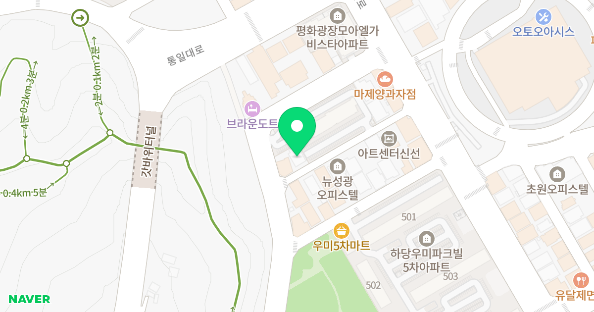 성광평화오피스텔 위치 지도 - 전라남도 목포시 평화로14번길 12