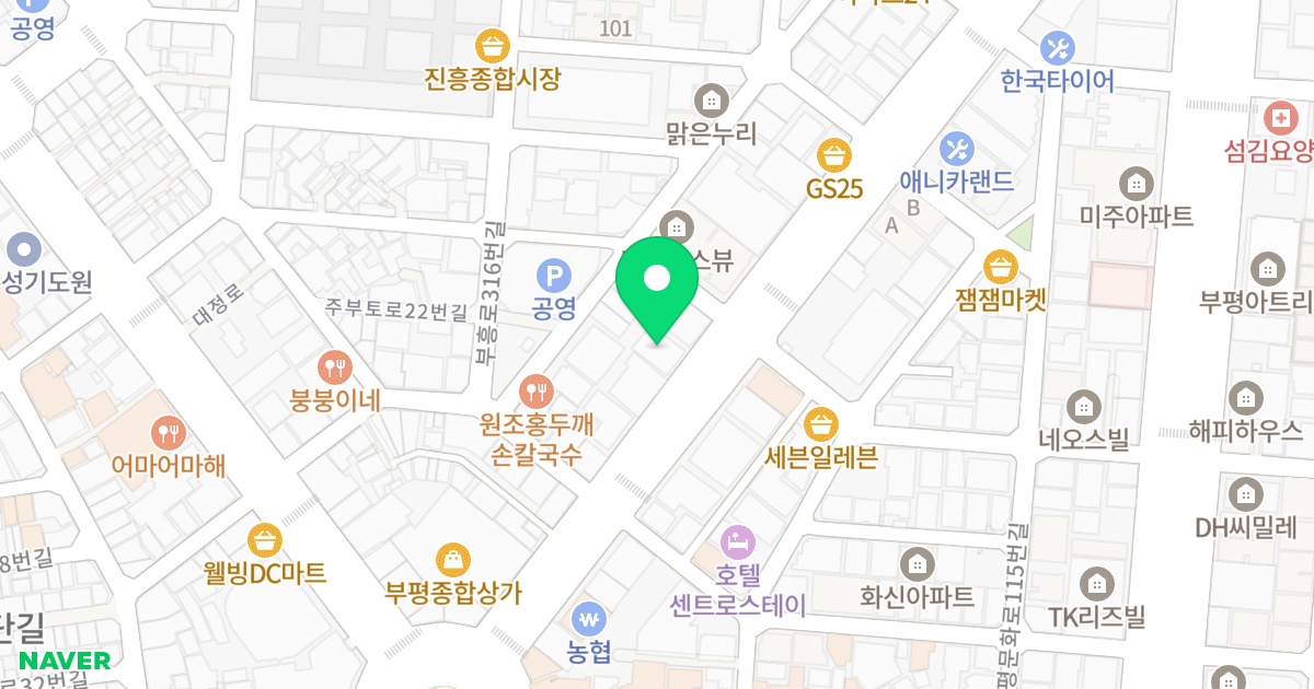 피렌체 뷰 위치 지도 - 인천광역시 부평구
