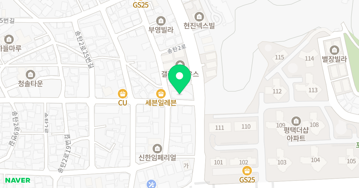 서정동 20-7 공동주택 (김옥숙) 위치 지도 - 경기도 평택시 송탄2로 48