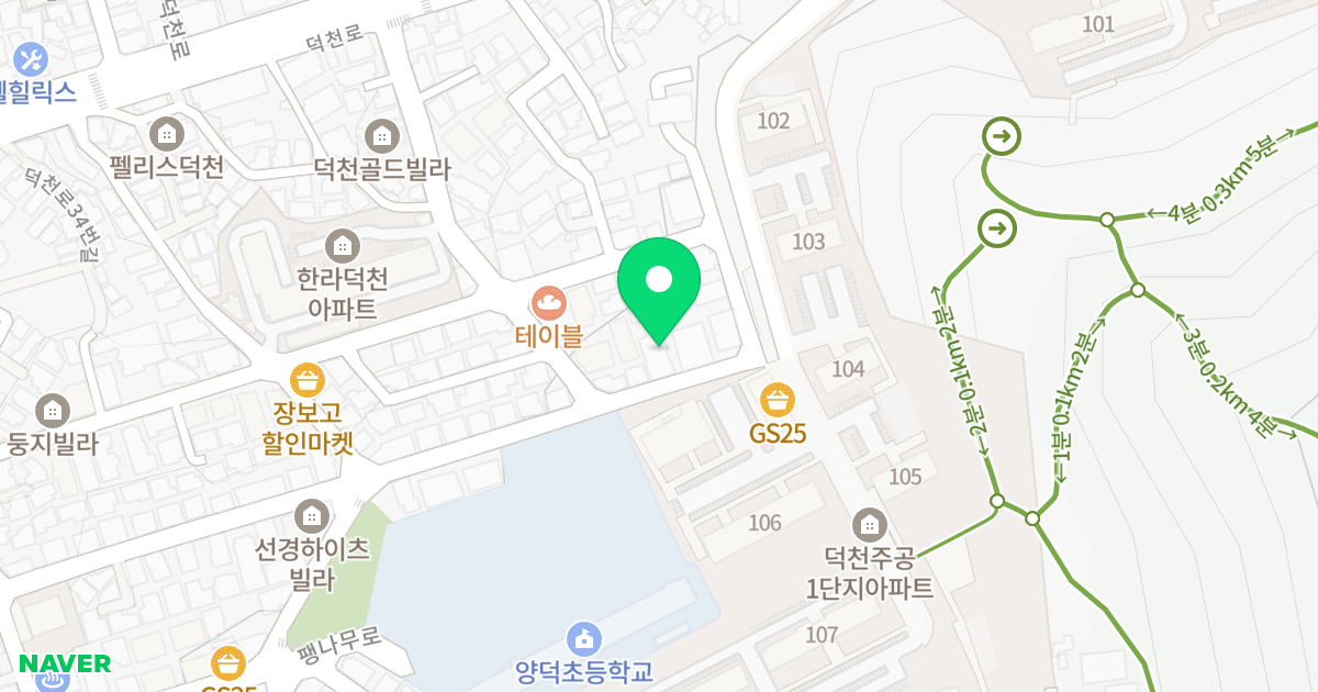 드림홈 위치 지도 - 부산광역시 북구 모분재로23번길 109