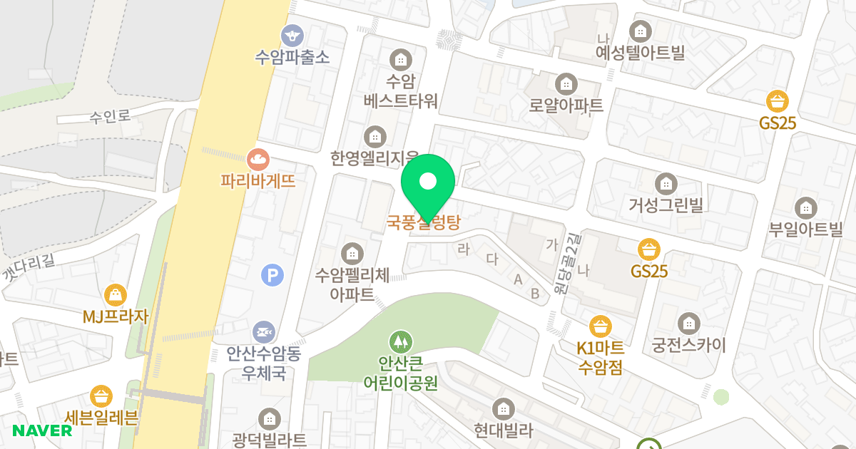 (499-1) 위치 지도 - 경기도 안산시 상록구