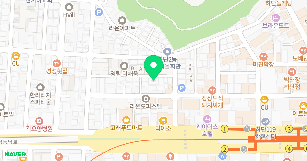 (517-14) 위치 지도 - 부산광역시 사하구 낙동남로1389번길 13-7