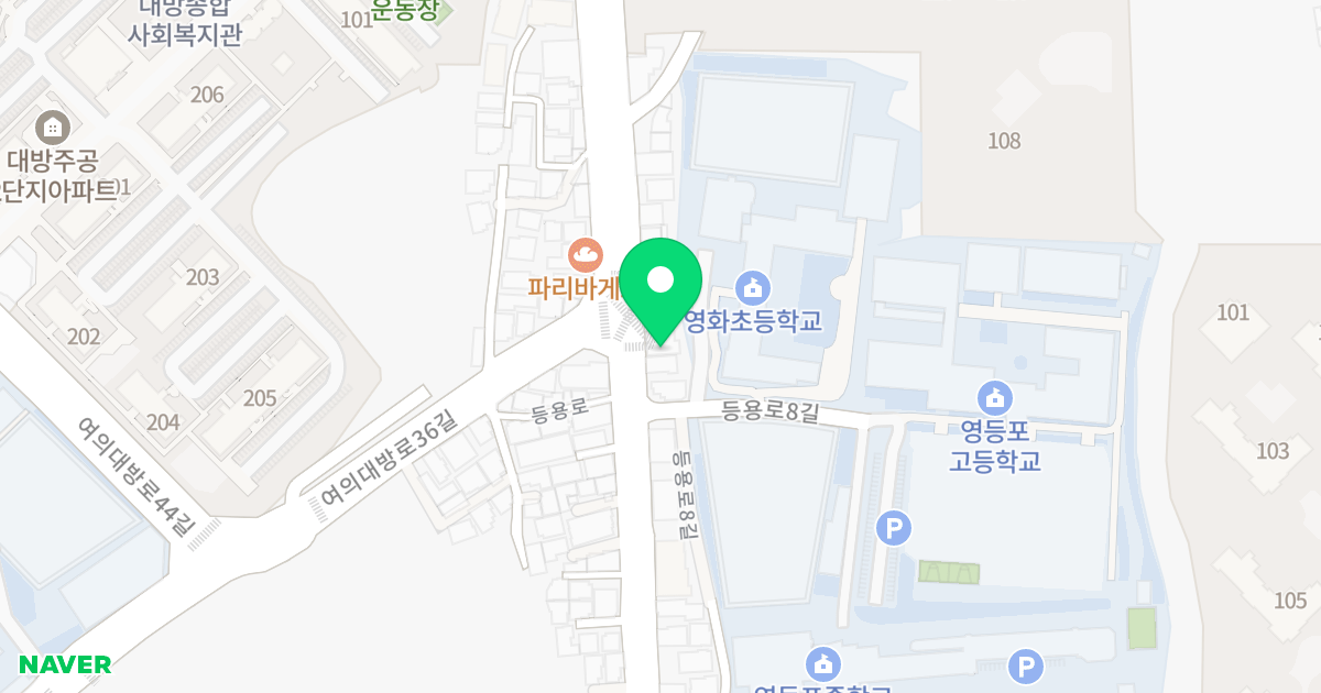 (17-24) 위치 지도 - 서울특별시 동작구 등용로 84