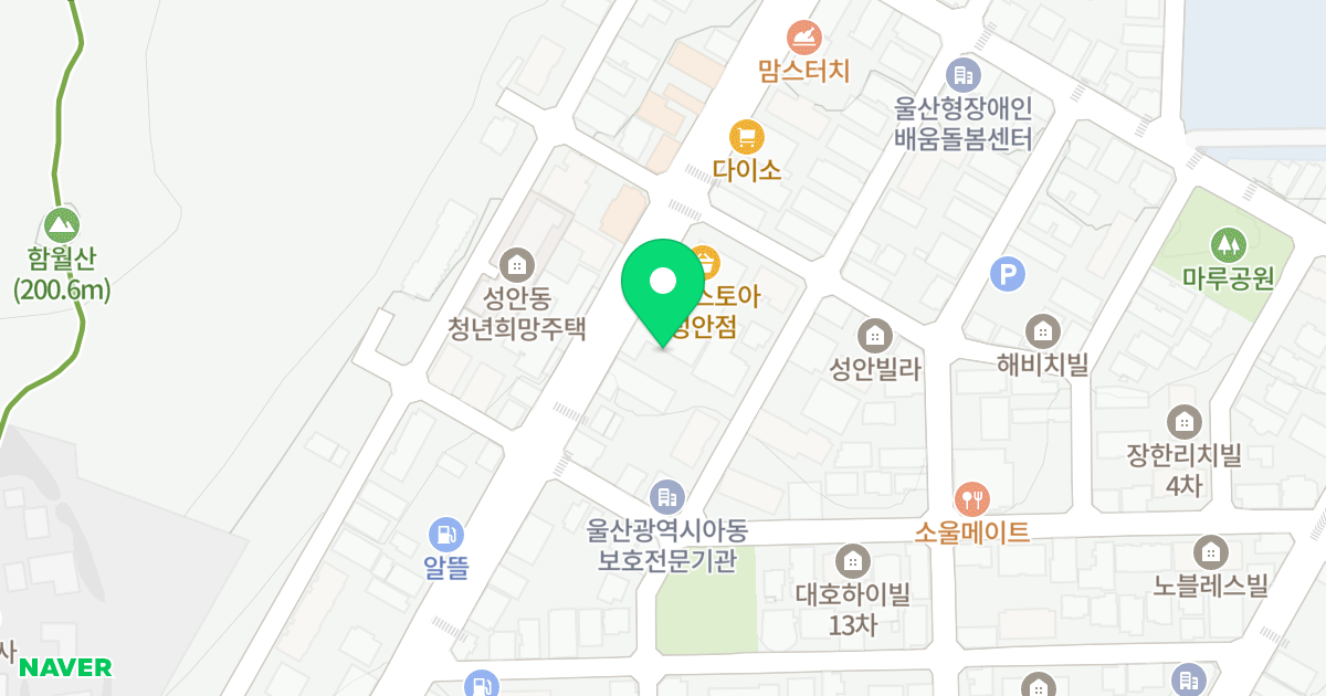 성안에일린9차 위치 지도 - 울산광역시 중구 성안로 170