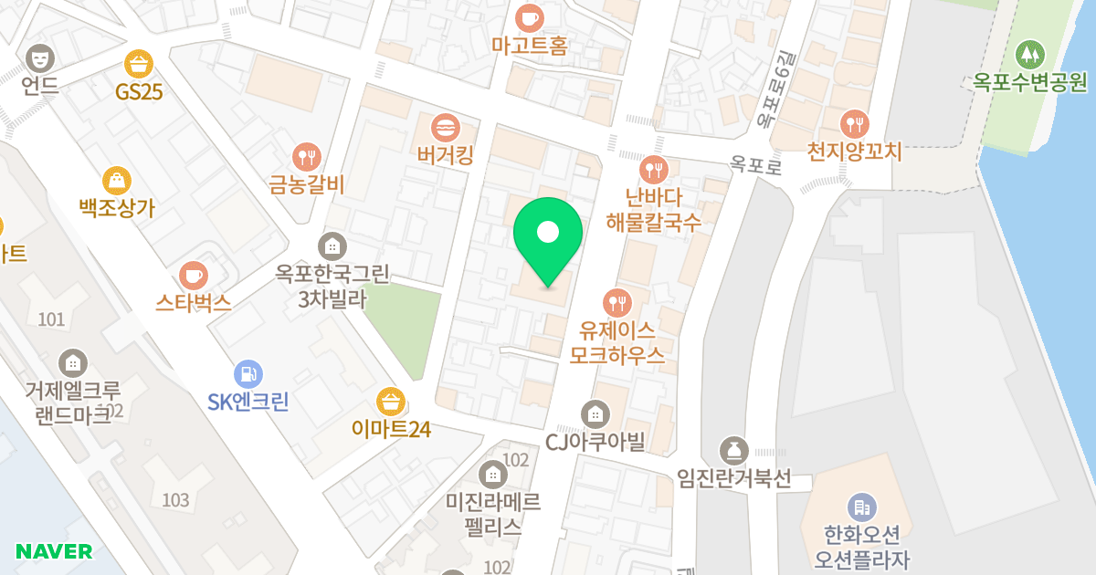 C.S BeverlyHills3 위치 지도 - 경상남도 거제시 옥포성안로 27