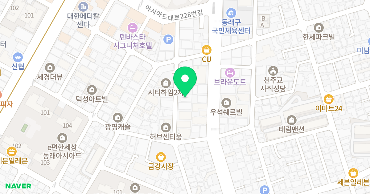 효승오피스텔 위치 지도 - 부산광역시 동래구 여고북로73번길 42