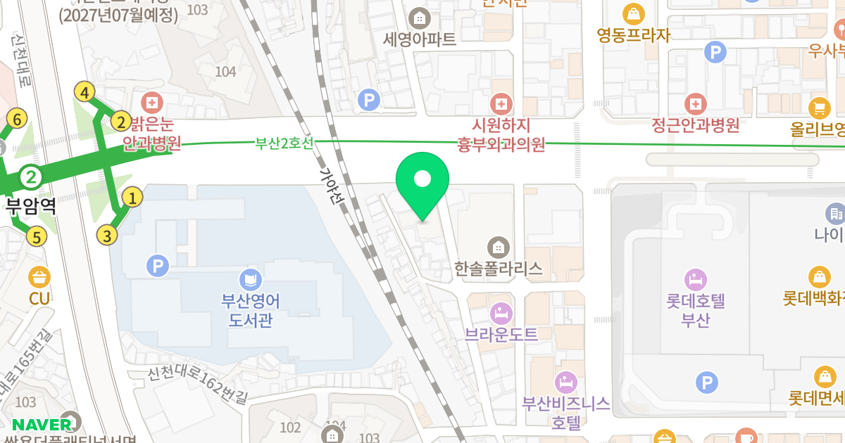 보영 미네르빌 위치 지도 - 부산광역시 부산진구 가야대로750번길 6