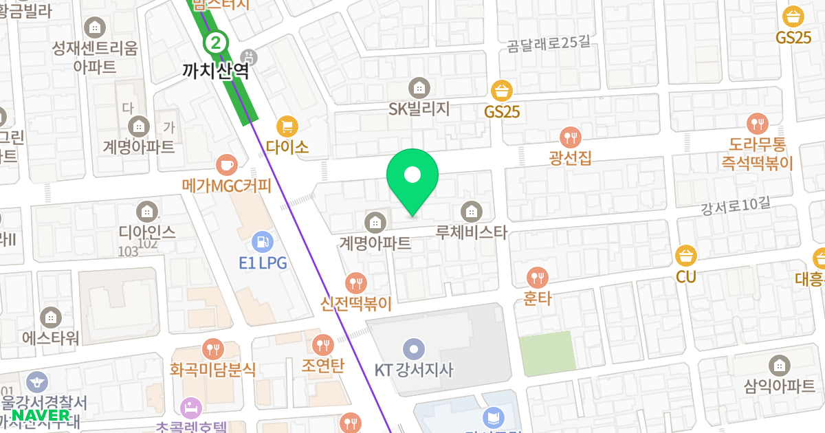 삼성아트텔 위치 지도 - 서울특별시 강서구 강서로10길 13
