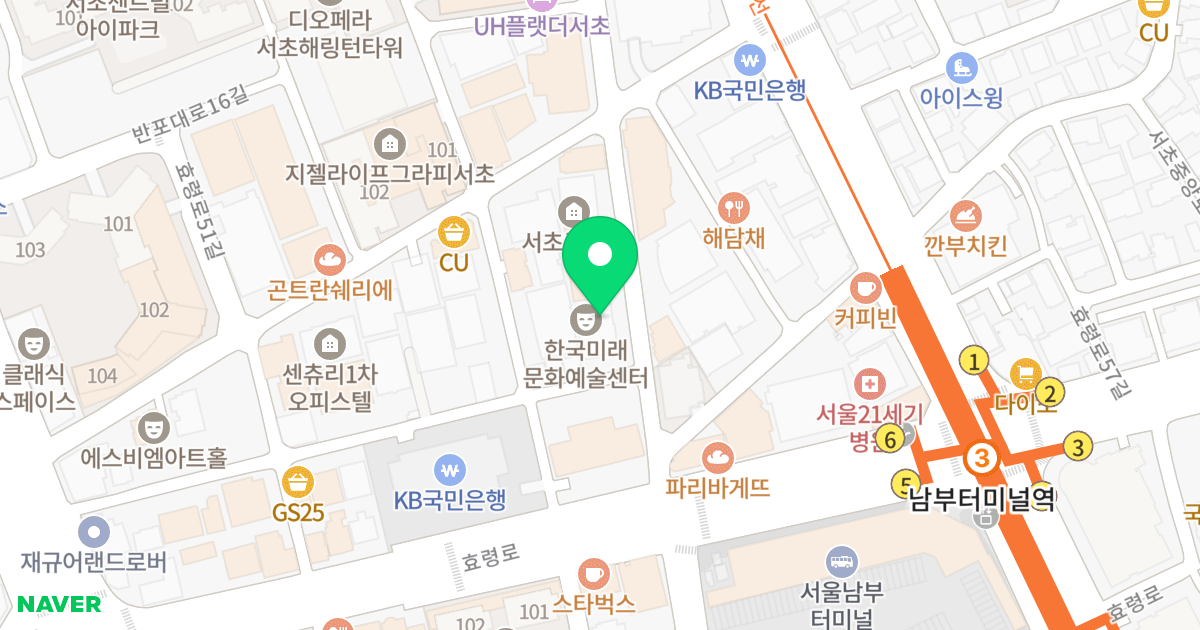 (1588-8) 위치 지도 - 서울특별시 서초구 효령로55길 15