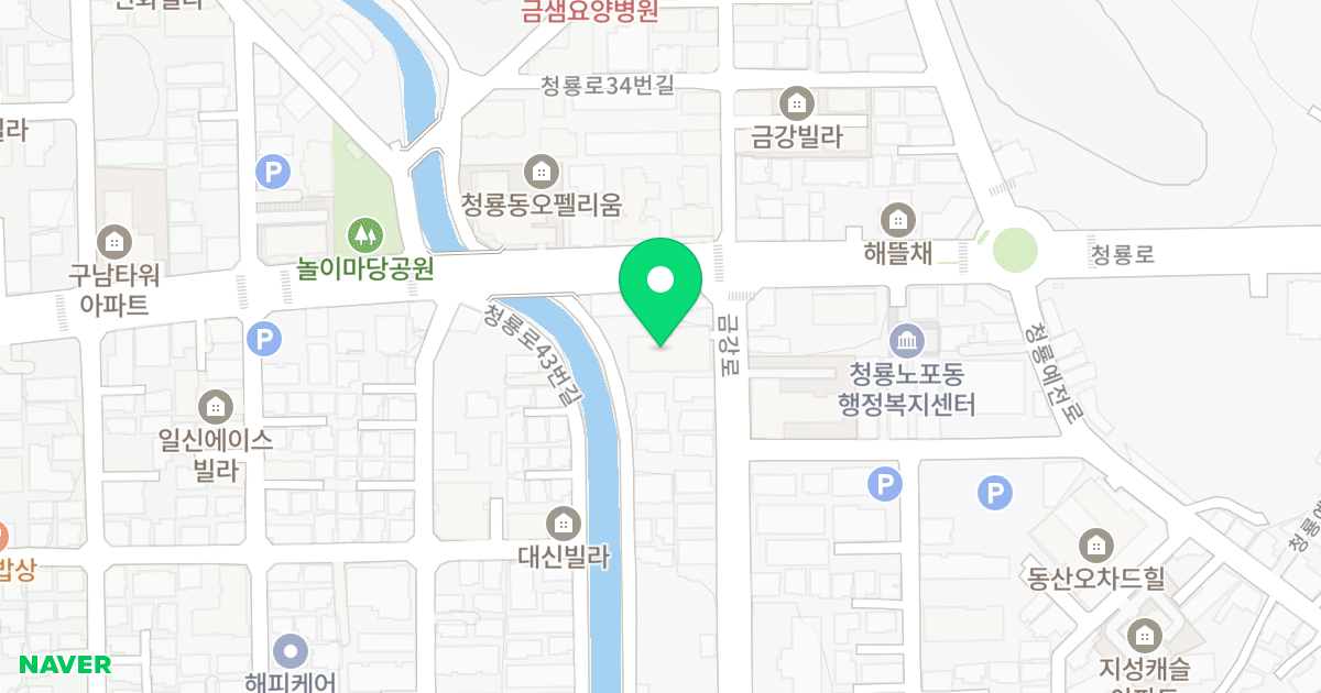 범어사역 더리체 위치 지도 - 부산광역시 금정구 금강로 759