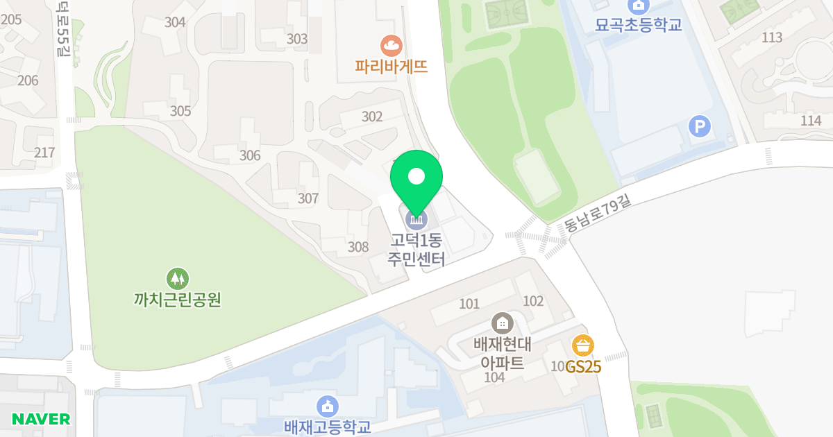 강일비즈파크뷰 위치 지도 - 서울특별시 강동구