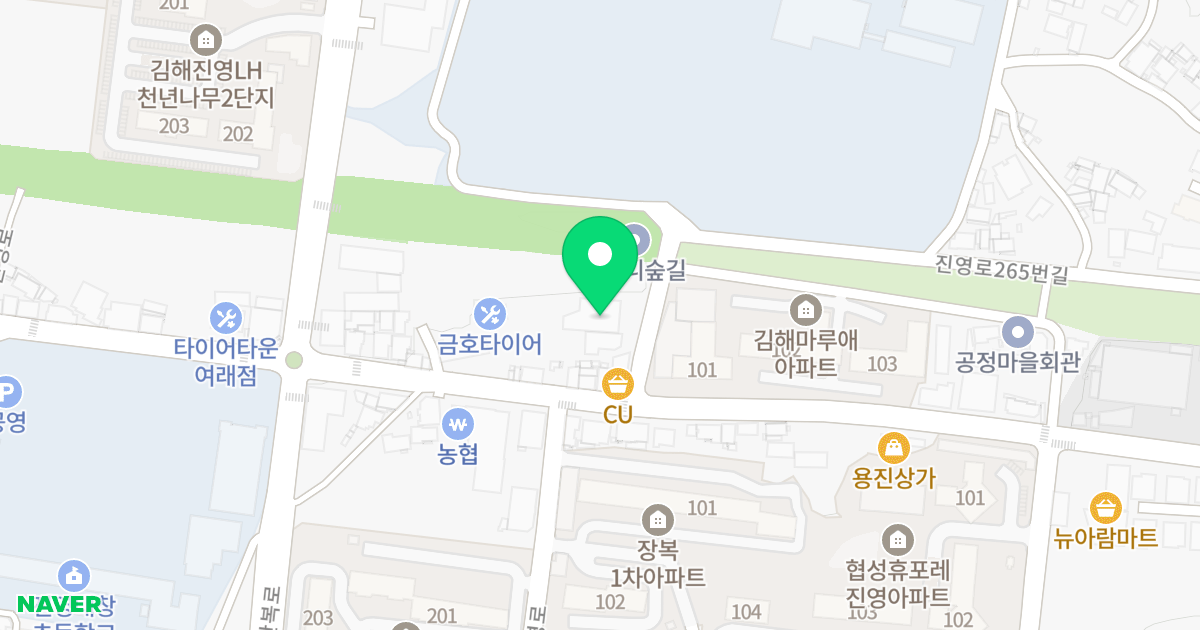 두오화이트빌 위치 지도 - 경상남도 김해시 진영읍 진영로265번길 3