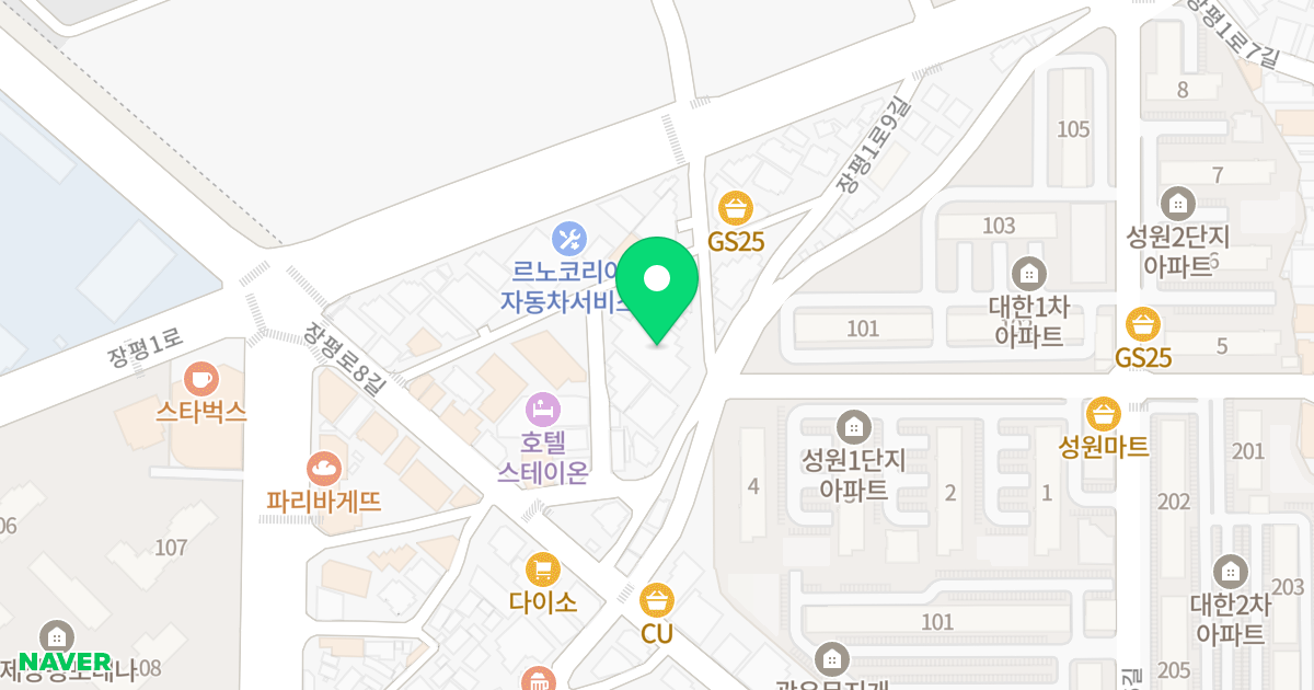 비벌리힐즈4차 위치 지도 - 경상남도 거제시 장평로10길 21