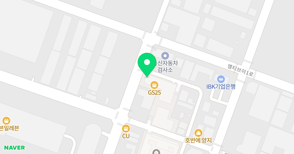 더 하이어티 위치 지도 - 경기도 안산시 단원구