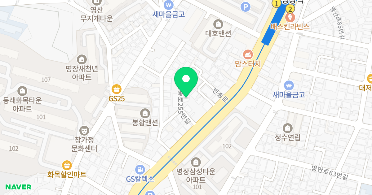 메트로폴리스52 위치 지도 - 부산광역시 동래구 반송로255번길 10