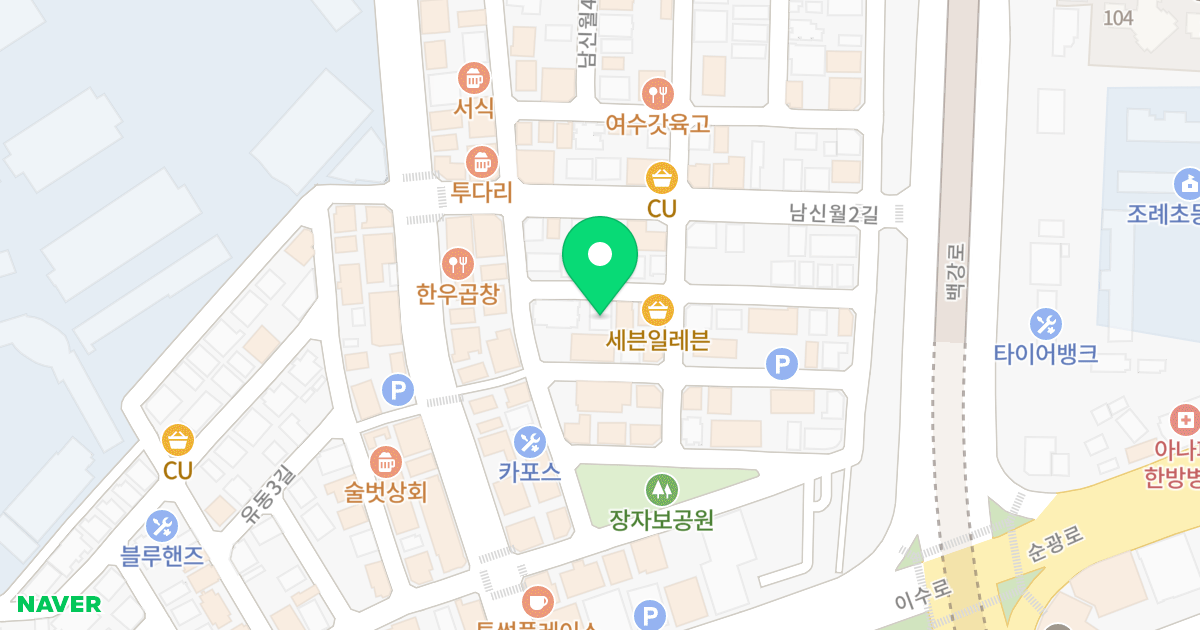 (1701-2) 위치 지도 - 전라남도 순천시 남신월1길 12-8