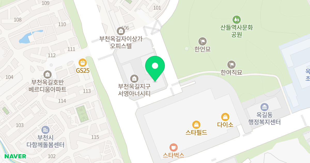 이노타워 위치 지도 - 경기도 부천시 소사구  231-7