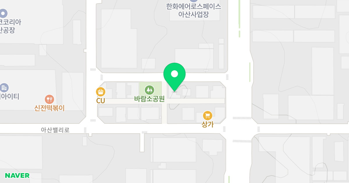 1동 위치 지도 - 충청남도 아산시 둔포면