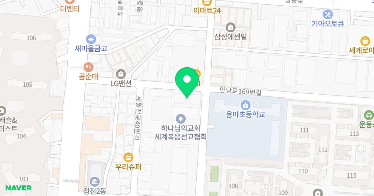 골든 힐 타운 위치 지도 - 인천광역시 부평구