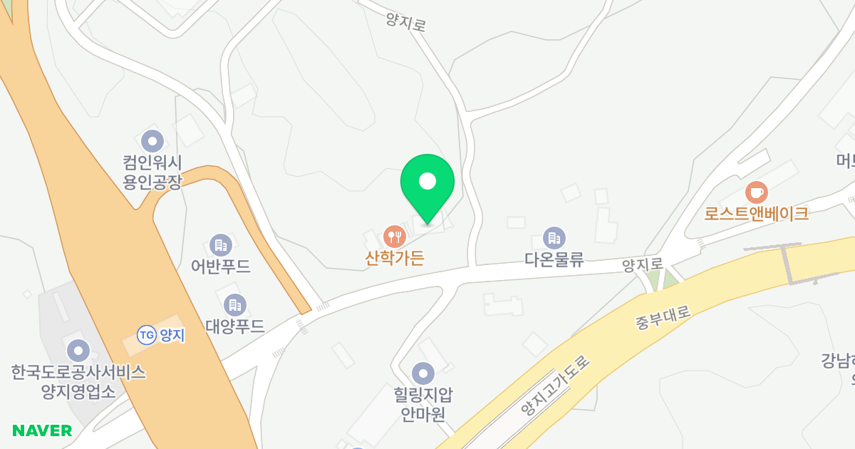 (64-3) 위치 지도 - 경기도 용인시 처인구 양지면 양지로 281