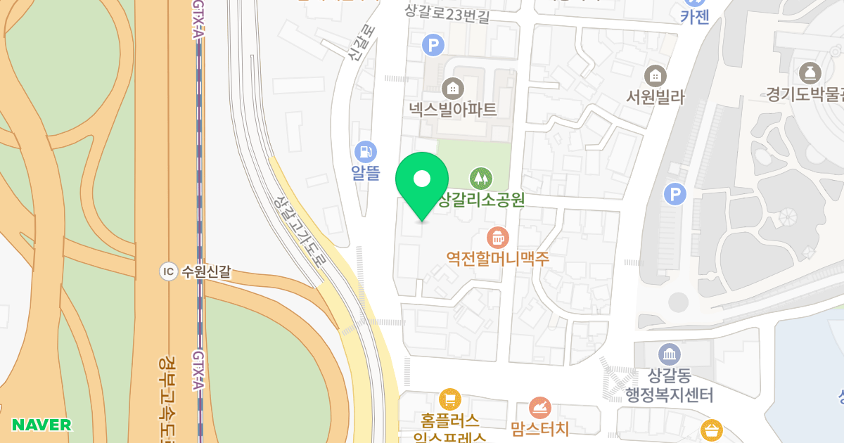 나인브릿지 위치 지도 - 경기도 용인시 기흥구 상갈로11번길 15