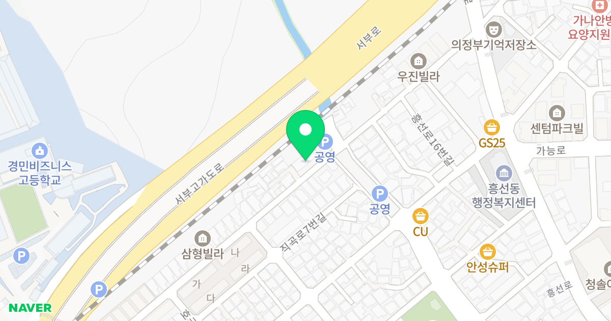 델프라임 위치 지도 - 경기도 의정부시 흥선로6번길 40