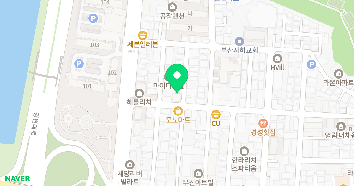 동조리젠시 위치 지도 - 부산광역시 사하구 낙동남로1353번길 31