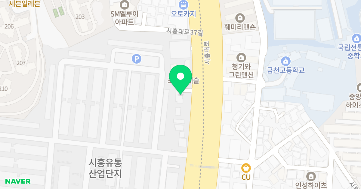E-스타파크Ⅱ 위치 지도 - 서울특별시 금천구 시흥대로 117