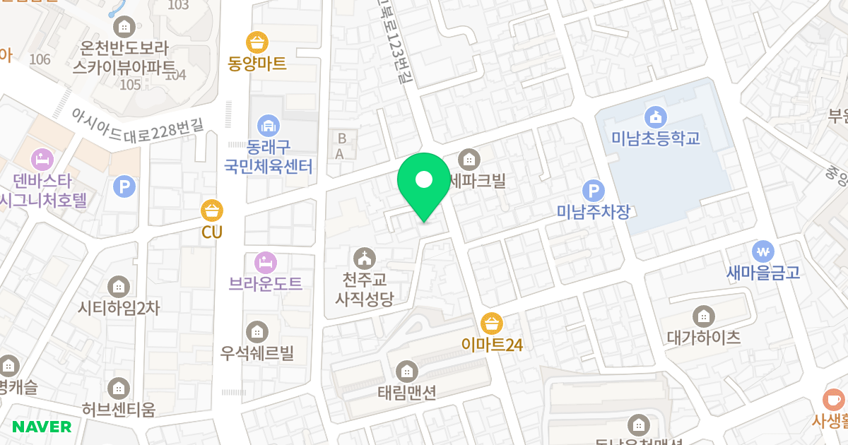 엘이즈N41 위치 지도 - 부산광역시 동래구