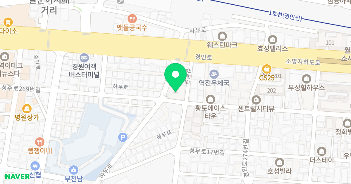 신도벨리체 위치 지도 - 경기도 부천시 소사구  326