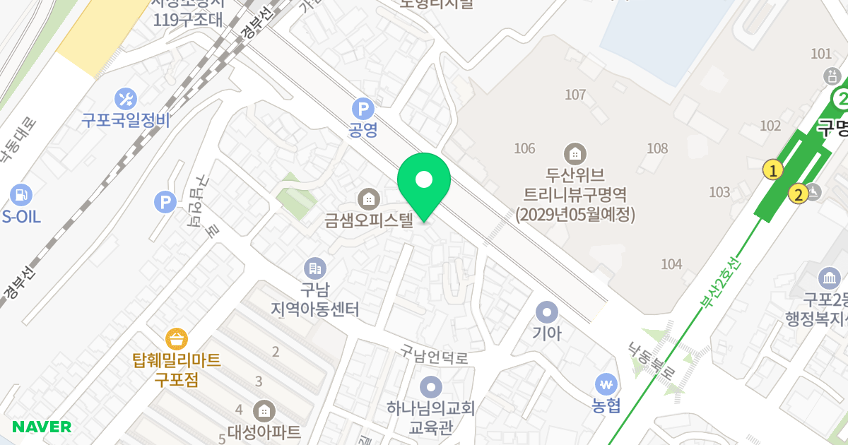 태진가 위치 지도 - 부산광역시 북구 낙동북로 656