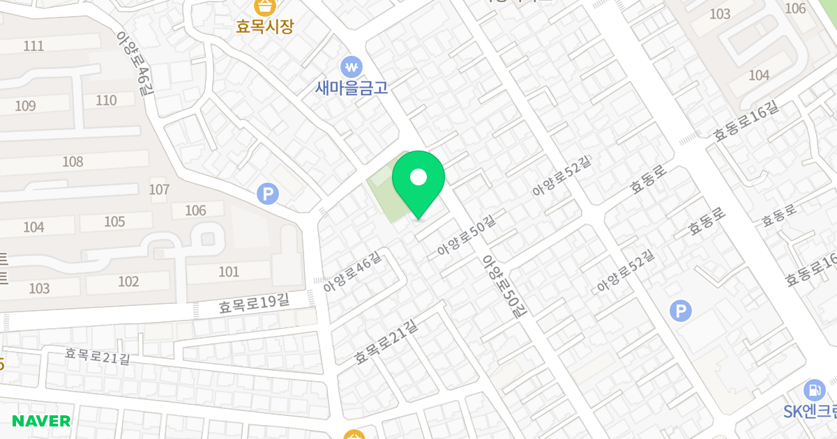 (120-58) 위치 지도 - 대구광역시 동구 아양로50길 60