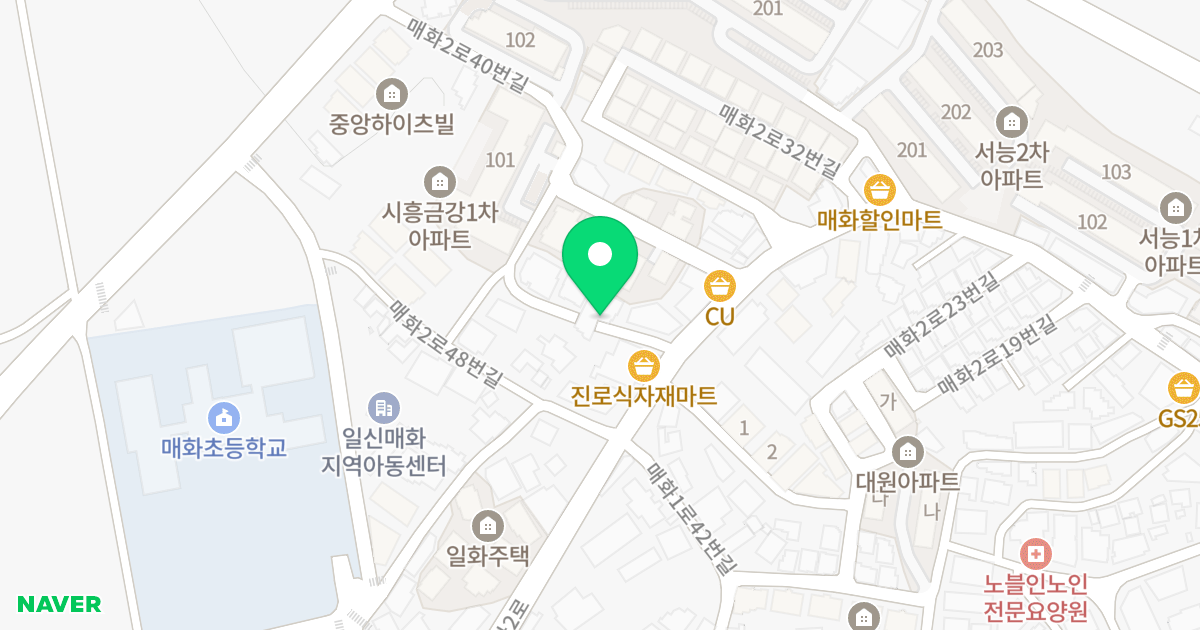 지니하우스3 위치 지도 - 경기도 시흥시