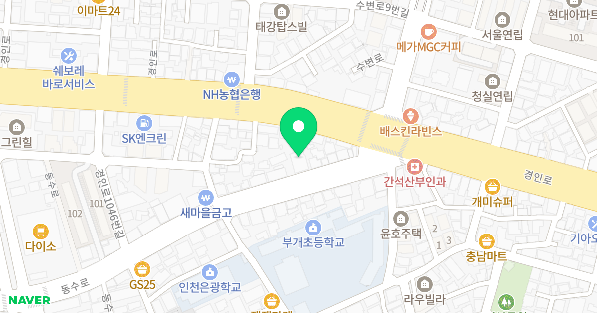 베네스트 위치 지도 - 인천광역시 부평구 동수로 179