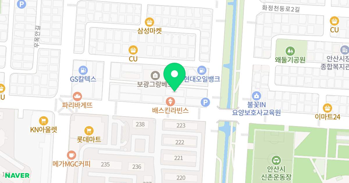 (1087-26) 위치 지도 - 경기도 안산시 단원구