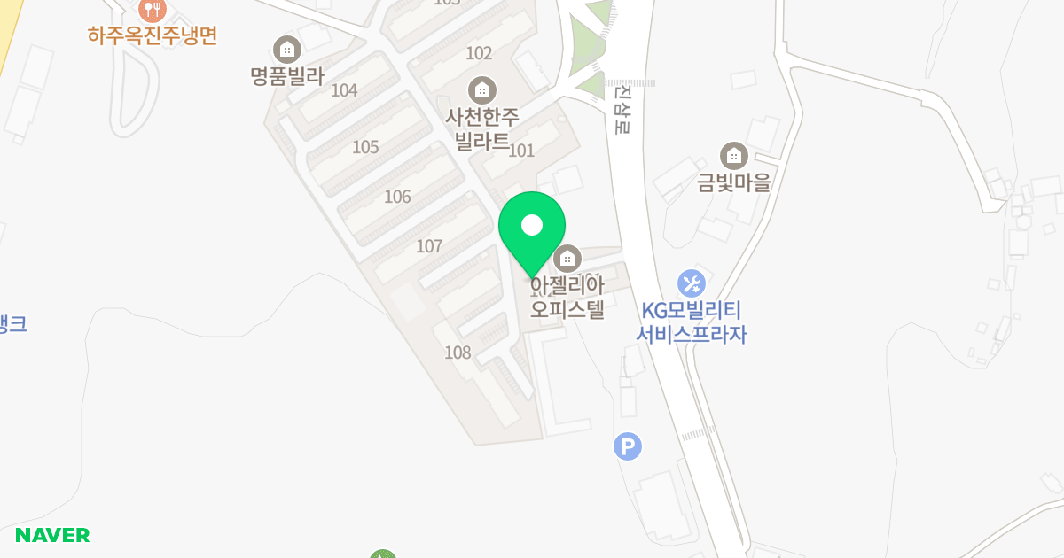 (13-9) 위치 지도 - 경상남도 사천시 사남면 진삼로 1271-4